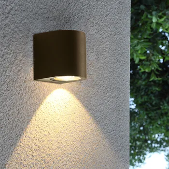 

Thrisdar 3W Single Head Outdoor Waterproof Wall Light Aluminum Garden Porch Light Courtyard Balcony Aisle Corridor Wall Lamps