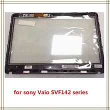 Для sony Vaio SVF142 SVF142C29M SVF142C29L SVF142C1DT SVF142A26T SVF143 сенсорный экран дигитайзер+ рамка 4HHK8BHN000