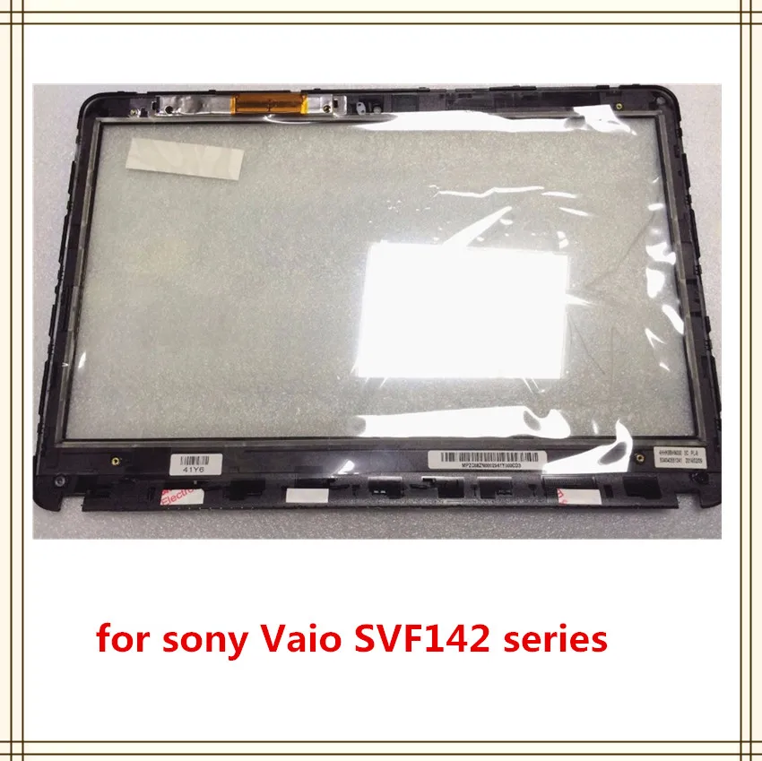 

New for sony Vaio SVF142 SVF142C29M SVF142C29L SVF142C1DT SVF142A26T SVF143 Touch Screen Digitizer +frame 4HHK8BHN000