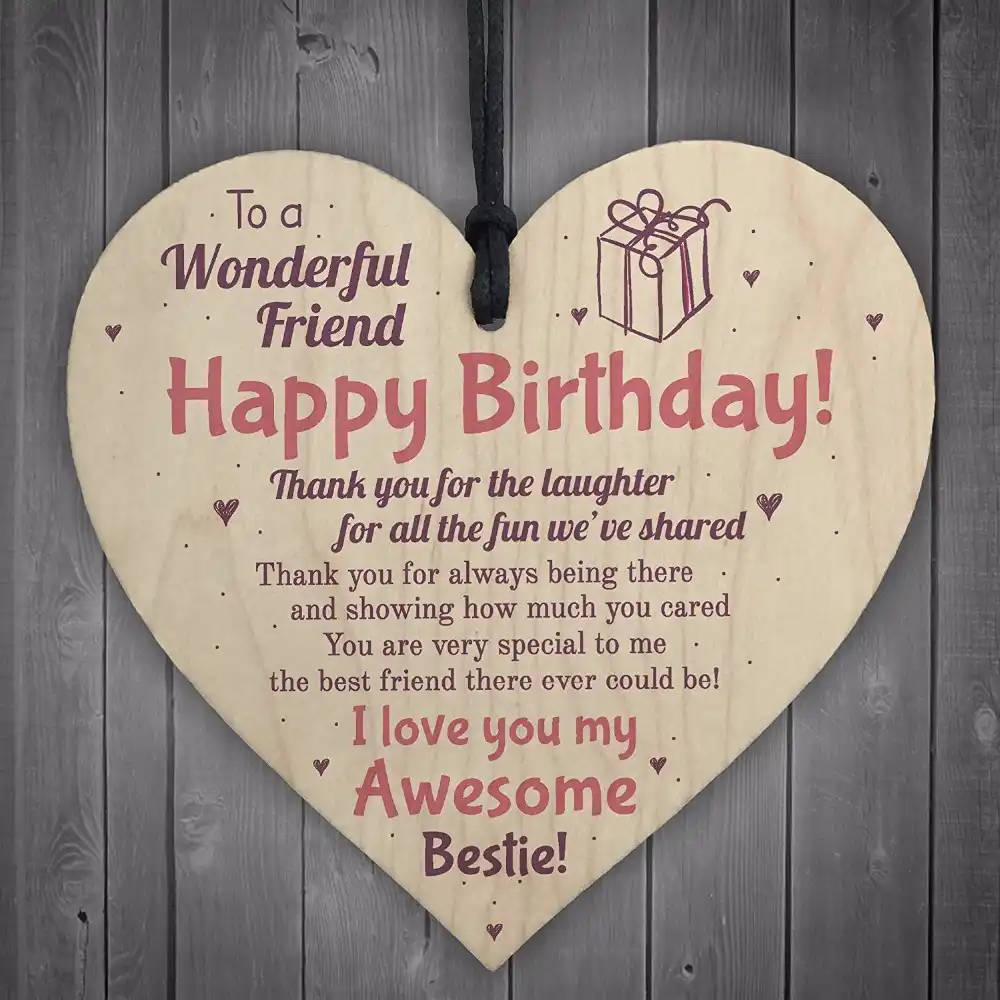 Plaque D Amitie Pour Meilleur Ami En Bois Pour Joyeux Anniversaire Pour Collegue Maman Cadeau De Remerciement Decoration De Maison Pour Noel Aliexpress