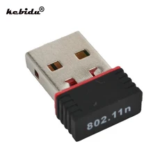 Kebidu Новинка 150 Мбит/с 150 м мини Сетевая карта беспроводной USB WiFi LAN адаптер 802.11n/g/b wi-fi wi fi антенна с адаптерами для ПК компьютера