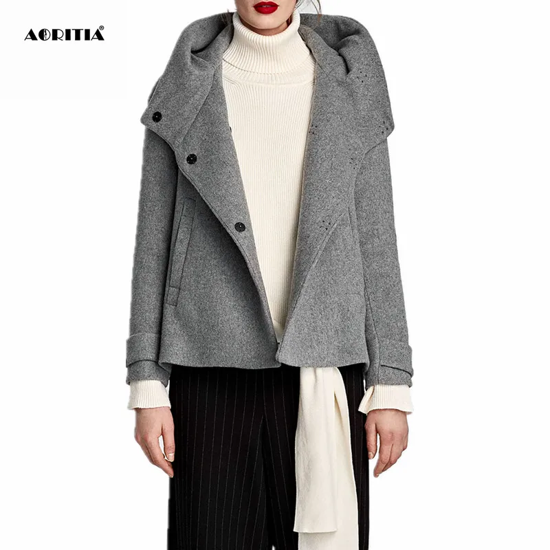 2019 зимнее короткое пальто женские куртки с капюшоном карманами Manteau Femme Hiver|manteau