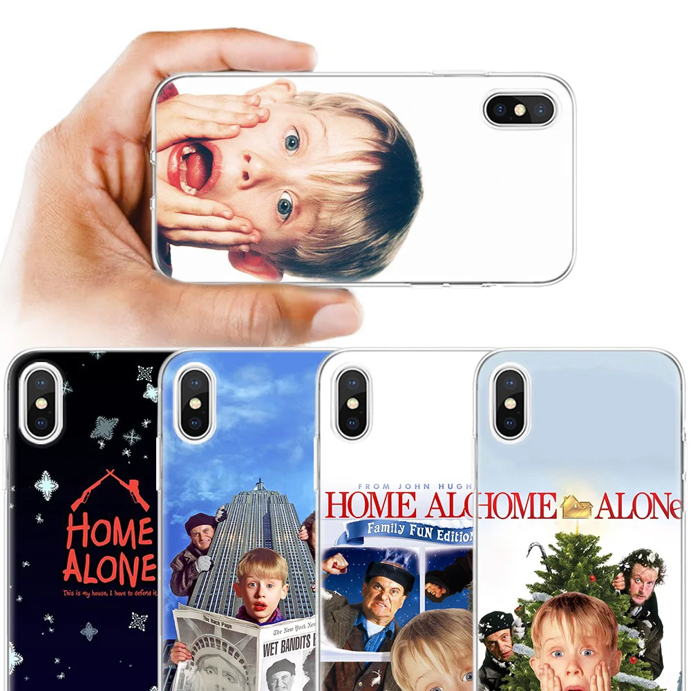 

Case For Apple iPhone 7 5 5S SE 5C 6 6S 8 6/6S 7/7S 8/8S Plus Cover For iPhone 11 11Pro X XR XS MAX Home Alone Print Soft Case
