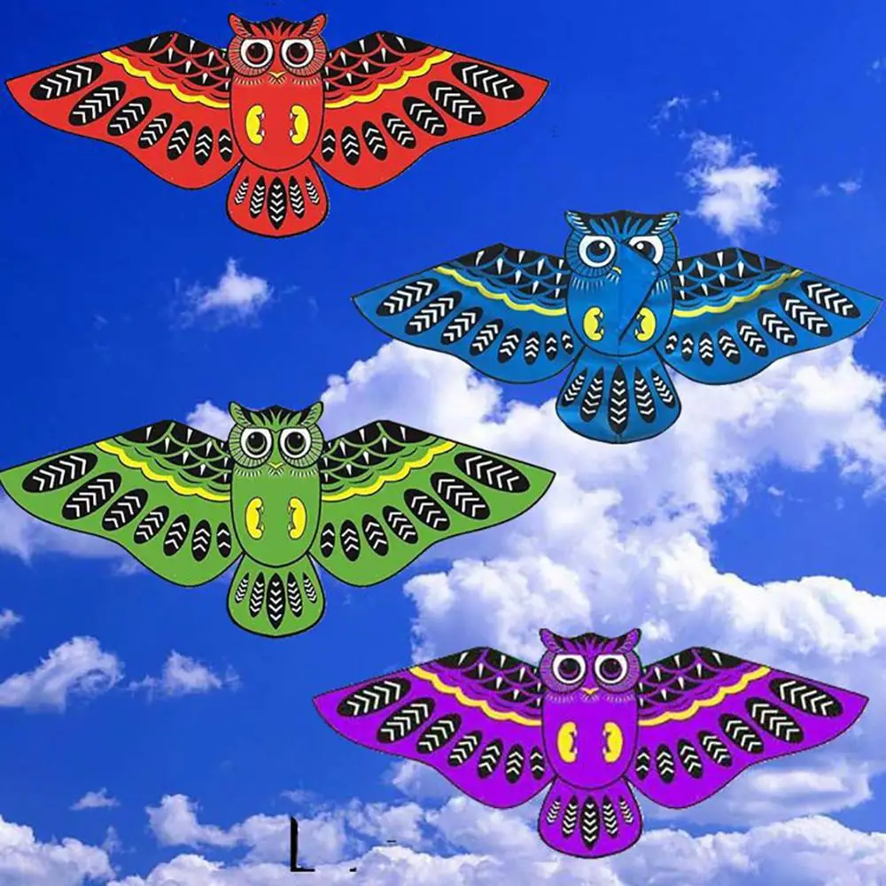 

Cartoon Owl Flying Single Line Kite with 1.4m String Outdoor Fun Sports Kids Toy