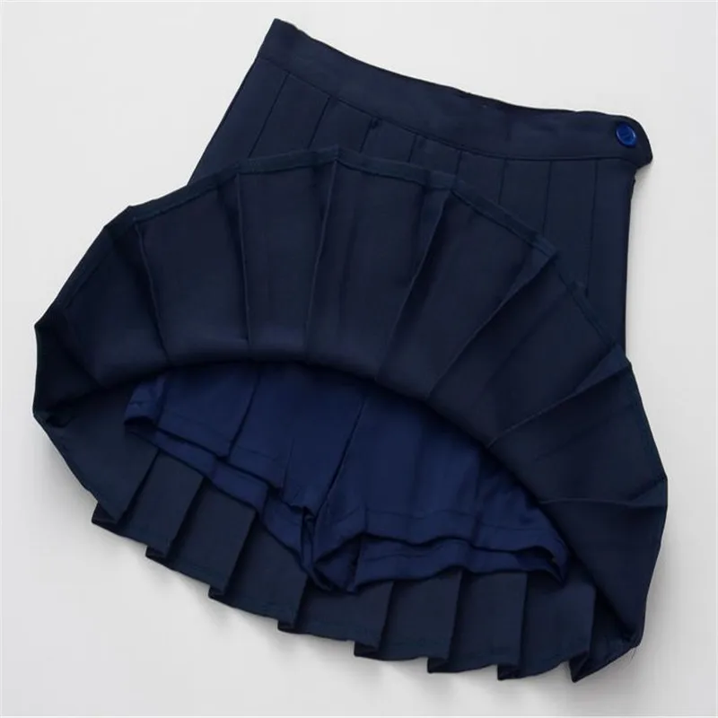 Женская плиссированная мини юбка на молнии с завышенной талией|skirt zipper|fashion pleated