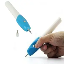 Новый портативный черный, белый цвет Высокое качество Электрический резьба инструмент с один совет только Электрический Гравировка Pen
