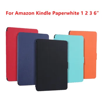 

Case For Amazon Kindle Paperwhite 1 2 3 6'' Ultra Slim PU Leather Ereader Cover for Kindle Paperwhite Smart Auto Sleep Wake up
