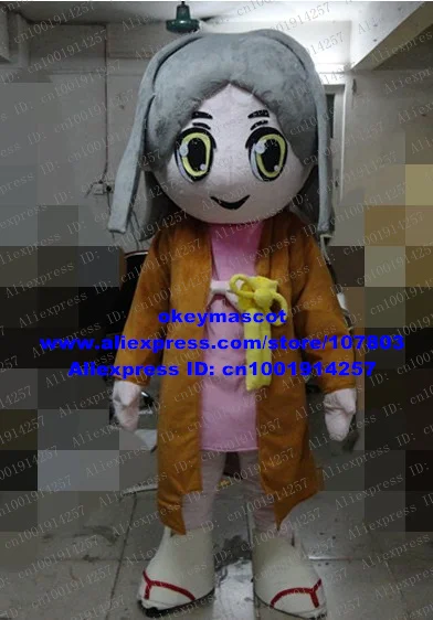 Young Girl Mascot Costume Maiden Maid Fancy Dress Cartoon Character Mascotte No.3578 Free Shipping | Тематическая одежда и