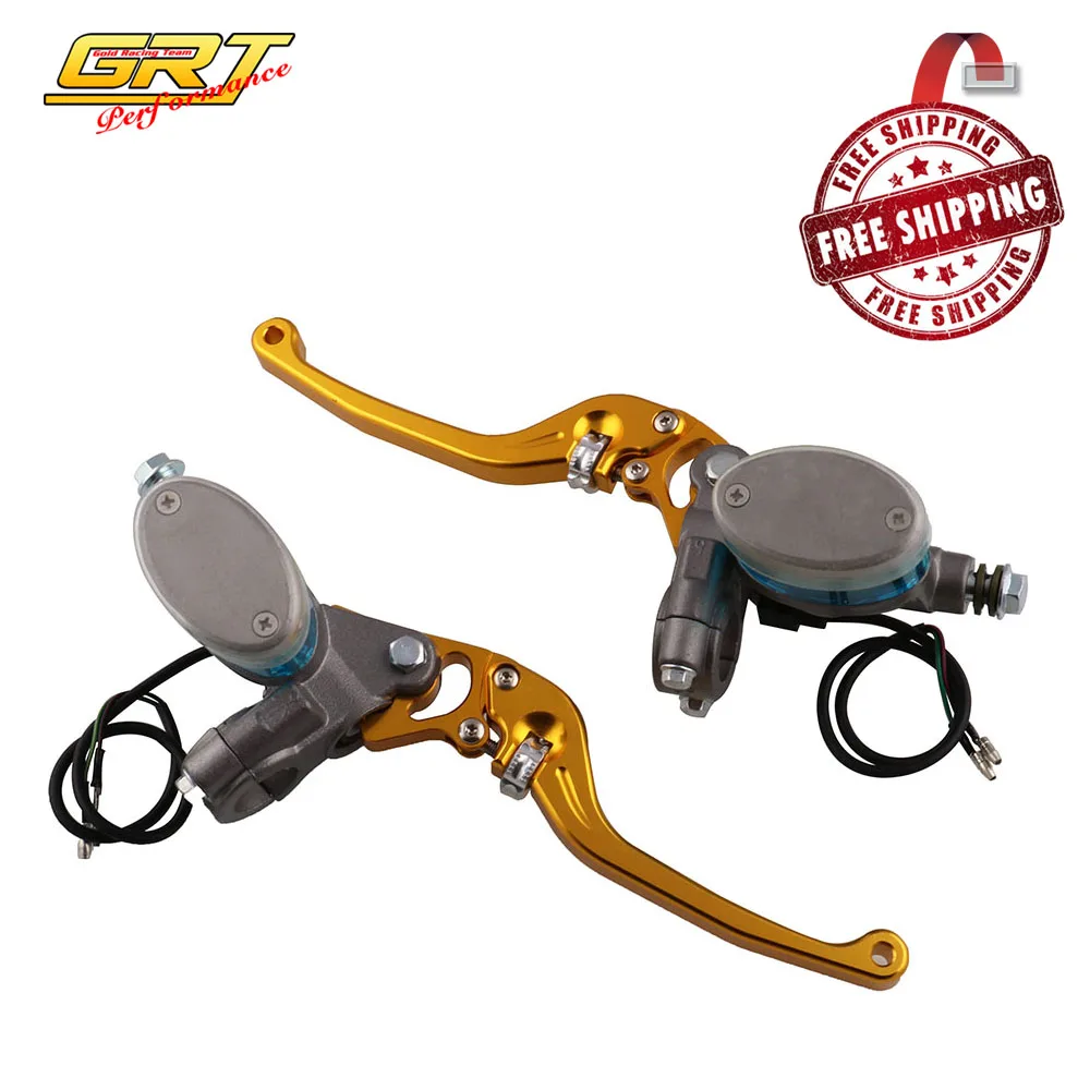 Free Shipping 1 Pair Universal 7/8" Motorcycle Master Cylinder