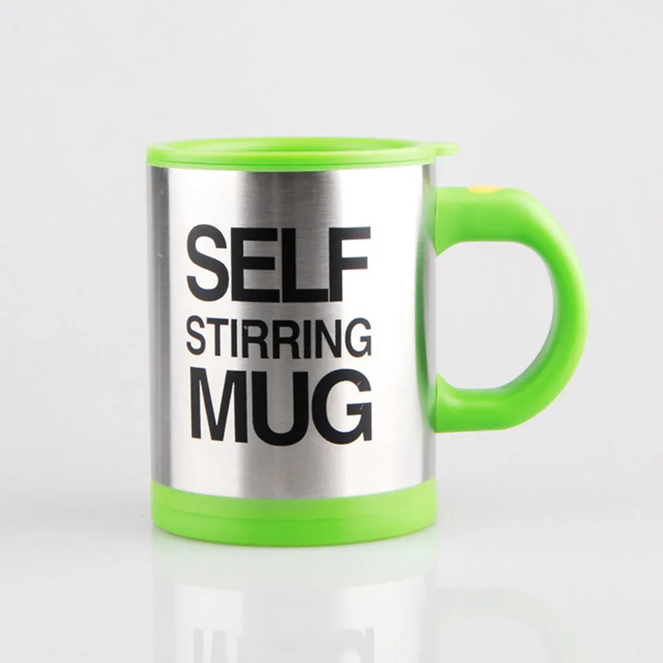 400ml Mug Automatic Electric Lazy Self Stirring Mug Travel Coffee Mug Self Stirring Double Insulated Mugs Cup With Lid           A086