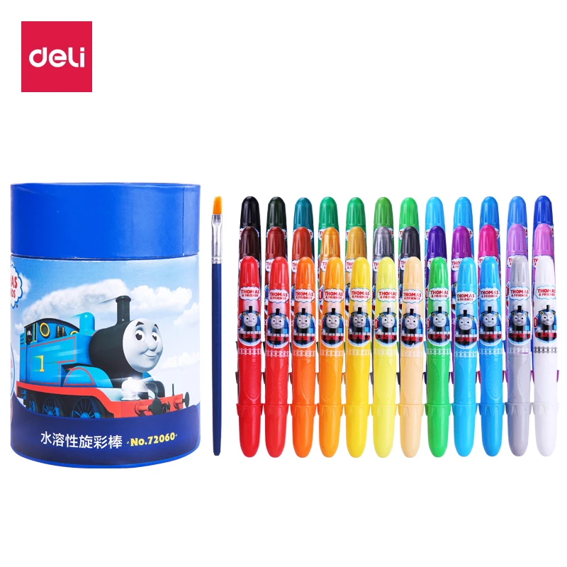 Водорастворимый вращающийся цветной карандаш, масляная краска, водорастворимый карандаш для рисования, цветные карандаши, художественный набор для детей, восковые мелки