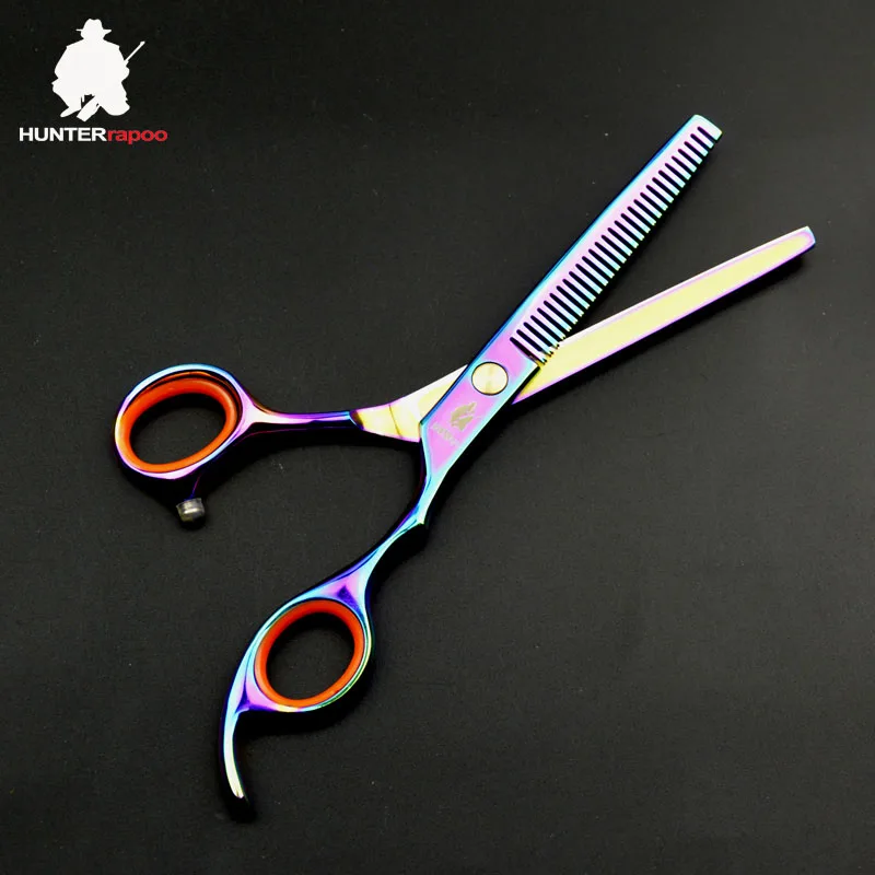 

30%Off HT9127 professional hairdressing scissors for barbershop hair scissors 6 inch styling tools hair cut diy thinning scissor