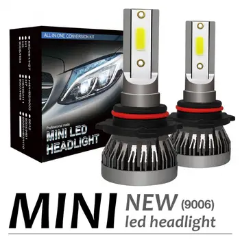 

2 Pieces 9006 120W 12000LM 6000K LED Waterproof Car Headlight Kit Automobile Fog Lamp Hi or Lo Light Bulbs