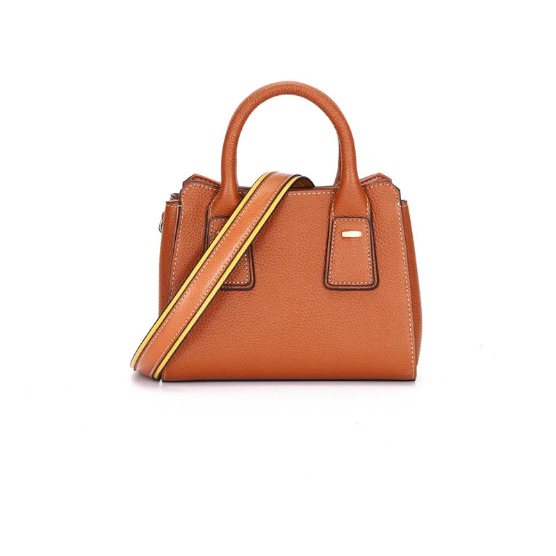 

2019 New Fashion Leather Bag Wide Shoulder Single Shoulder Oblique Bagger Women's Handbag