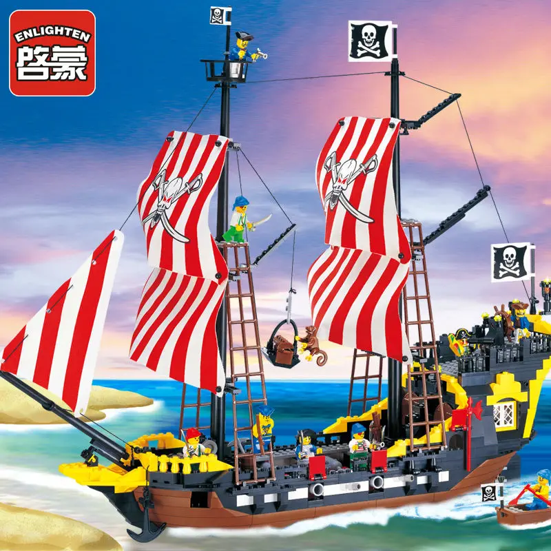 enlighten lego pirate ship