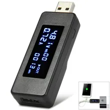 LED USB Mini Voltage Current Detector power tester for Smartphone Mobile Power Bank USB Charger Tester
