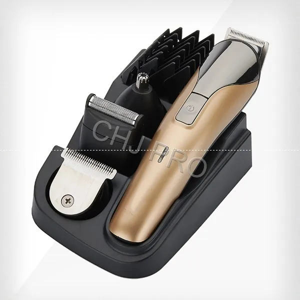 

Hot Sale 8 IN 1 Personal Care Trimmer Suit Groomers Kit Professional Rechargeable Clipper Hair Nose Men Shaver With Guide Comb
