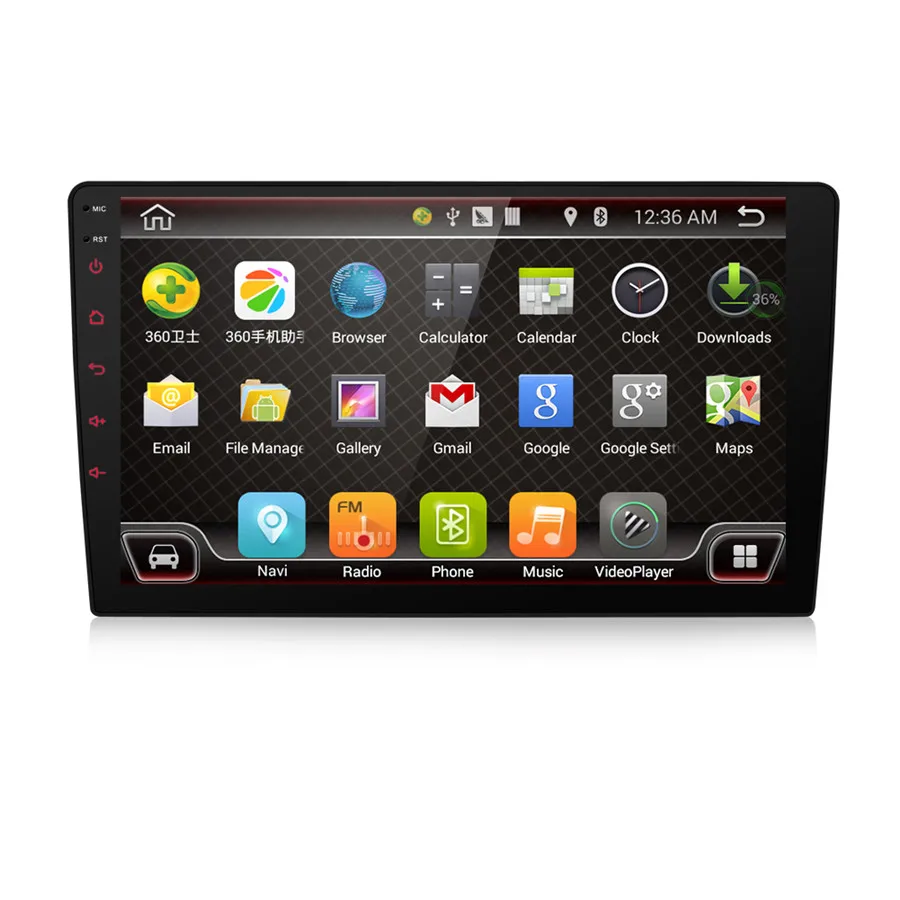 Универсальный " Система Android 7,1 1DIN Сенсорный экран четырехъядерный gps Wifi 3g 4G BT автомобильный стерео радио OBD