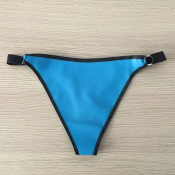 

Handmade sexy woman latex thong underwear rubber panties
