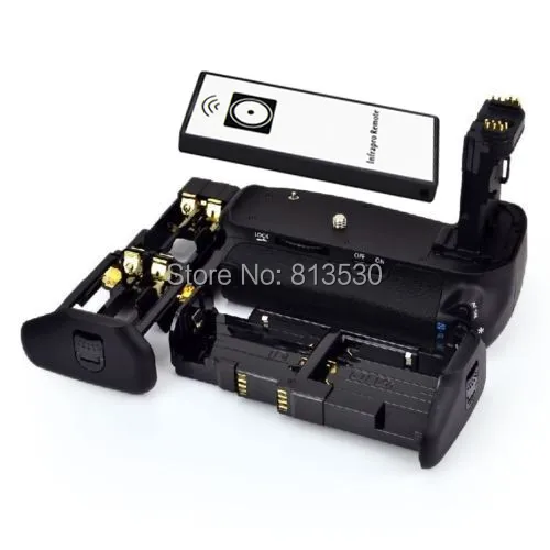 

BG-E14 Battery Grip + IR Remote + LP-E6 Battery Holder+ AA Battery Holder for Canon 70D camera.