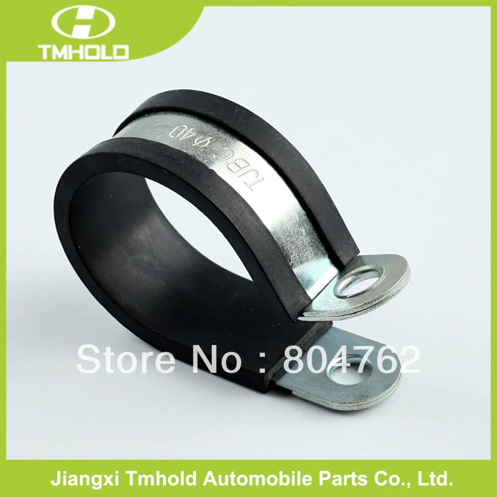 8mm and 10mm P type rubber collar sleeve tube hose pipe clamps clips