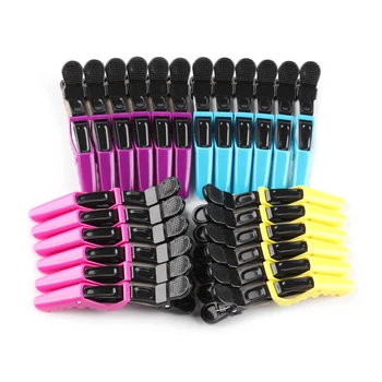 

6Pcs Plastic Alligator Hair Clips Professional Hair Styling Clip Salon Hairdressing Hairpins Tools Accessories Hair Clip