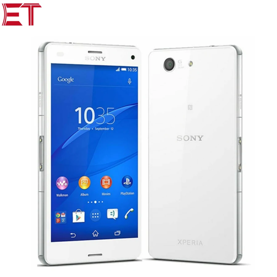 Версия HK мобильный телефон Sony Xperia Z3 Compact D5833 LTE 2GB 16GB 4," 1280x720p Snapdragon801 QuadCore 2600mAh Android телефон NFC