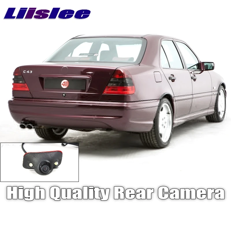 Liislee Car Rear Camera For Mercedes Benz C Class MB W202 NTSC Reverse Look Backup RCA CCD CAM Camera left