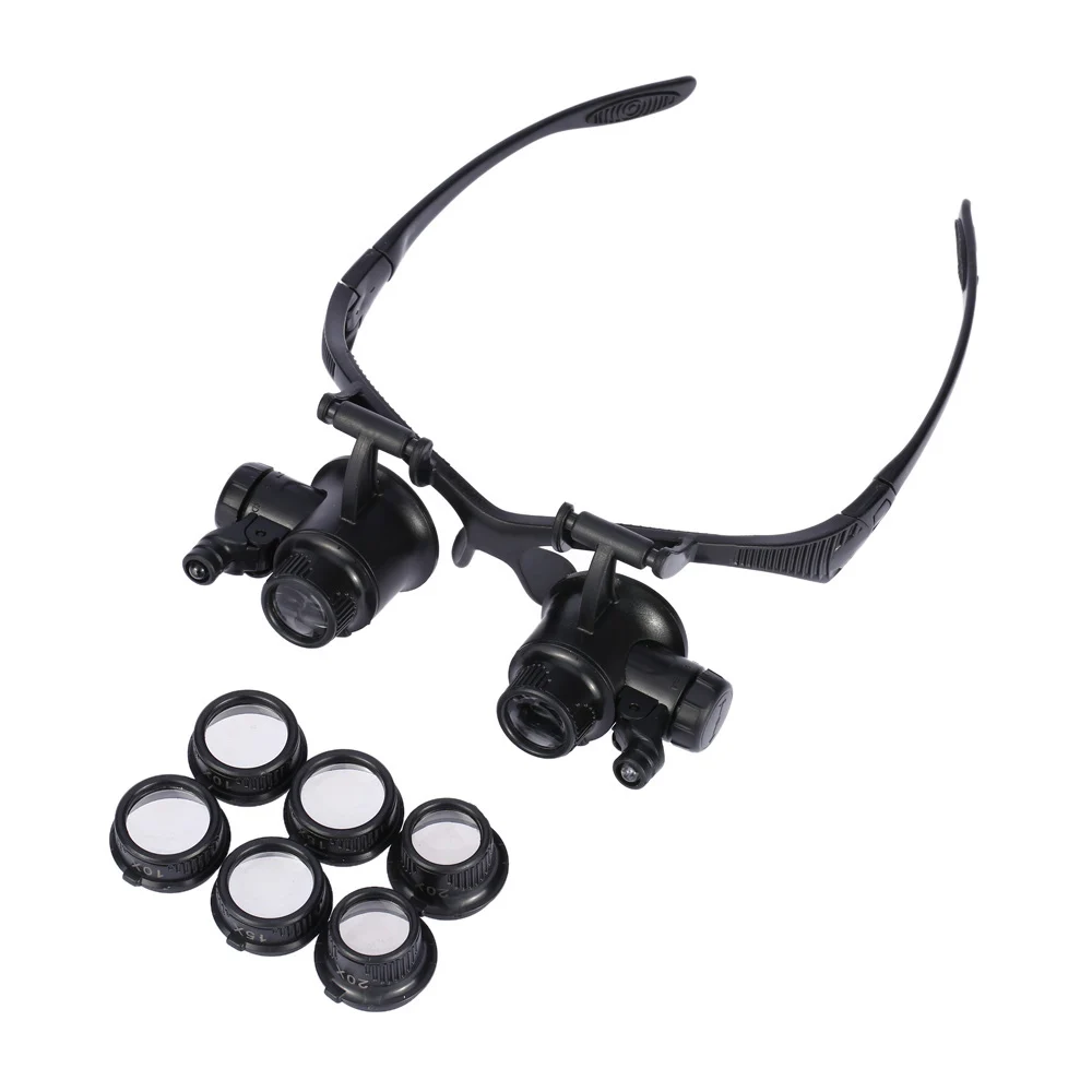 10X 15X 20X 25X Magnifier Binocular Loupe Glasses Magnifier magnifying
