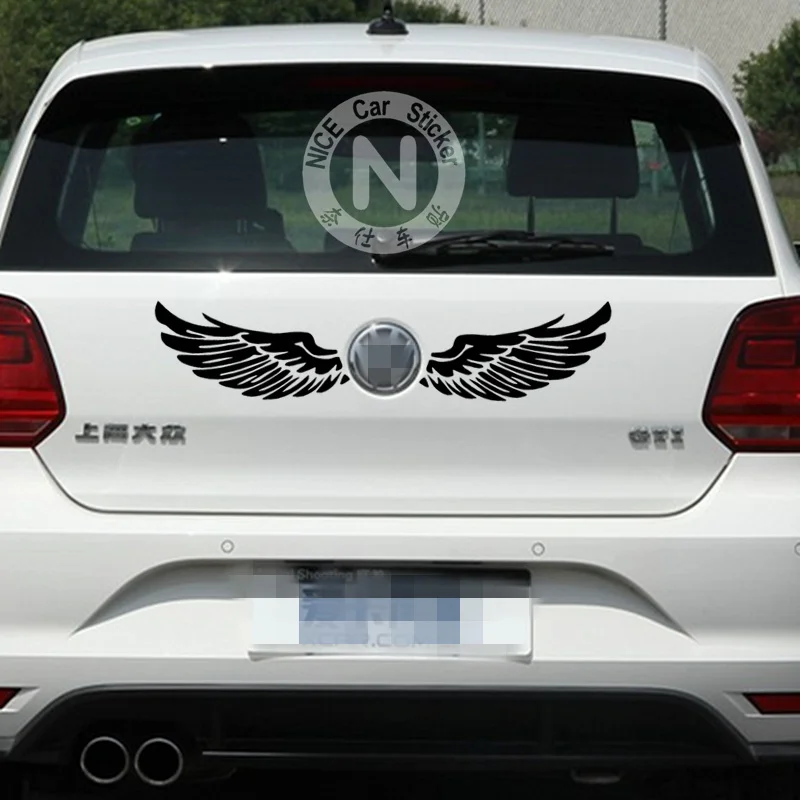 

Car Stickers Wings of Angel Creative Decals For Tail Head Waterproof Auto Tuning Styling 40*10cm & 70*18cm D10