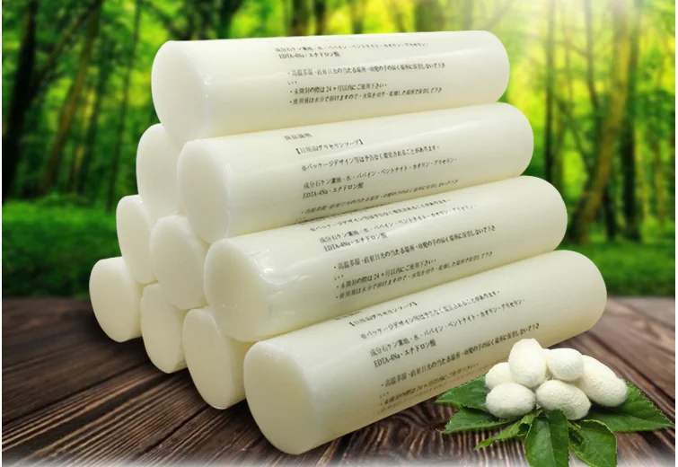 free shipping 1000g Silk protein DIY hand soap raw material strip soap