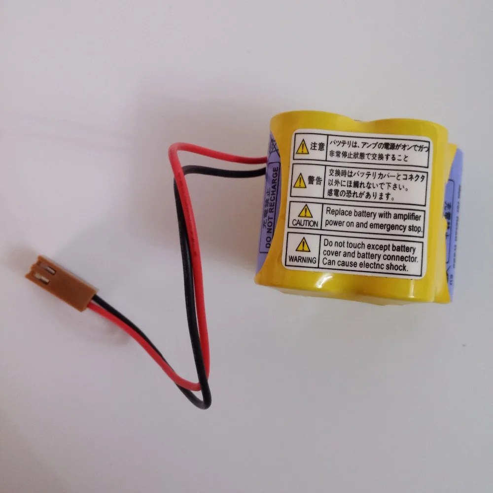 

10 packs New Date Original NEW BR-2/3AGCT4A 6V battery PLC BR-2/3AGCT4A lithium-ion batteries with Brown plug free shipping