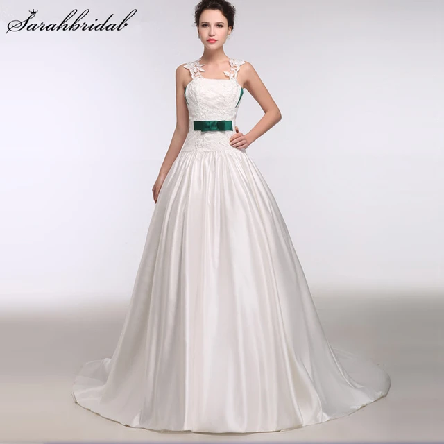 Turquoise Ball Wedding Dress