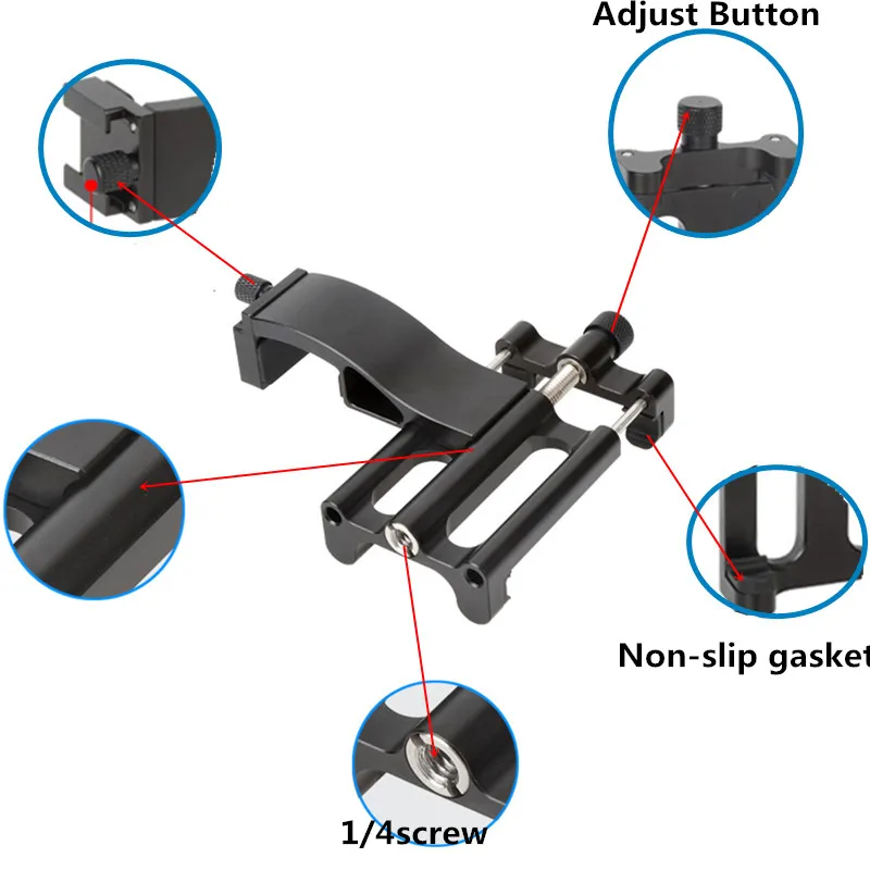 Для Osmo Карманный монитор микрофон многофункциональный держатель с креплением для мобильного телефона кронштейн карданный камеры аксессуары для расширения
