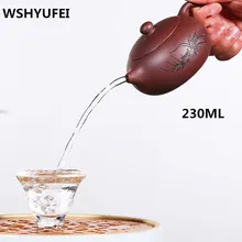 230 мл подлинный исинский чайник мастер ручной работы китайский здоровья фиолетовый глины чайный набор кунг-фу чайник Си Ши мульти-стиль выбор