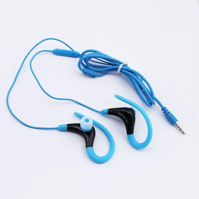 Free Shipping 3.5mm Earhook Sport Stereo Headphones Earphones Headset