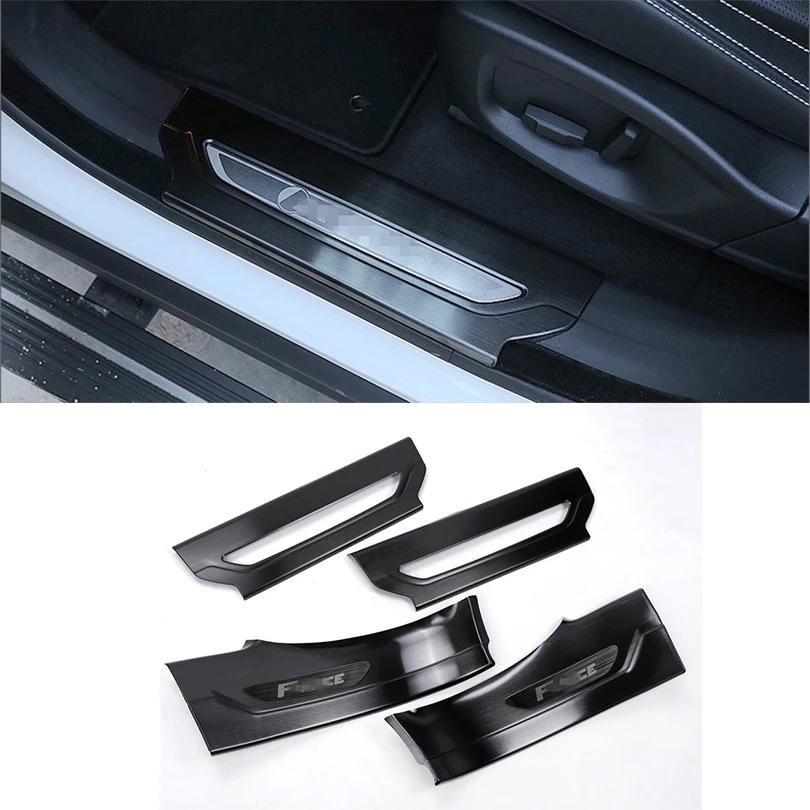 Interior Accessories Silver Stainless Steel Interior Door