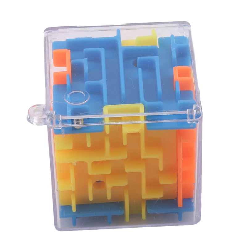 Красочные 3D мини-лабиринт головоломка скоростной куб лабиринт катящийся мяч игрушки головоломка игра для детей развитие интеллекта