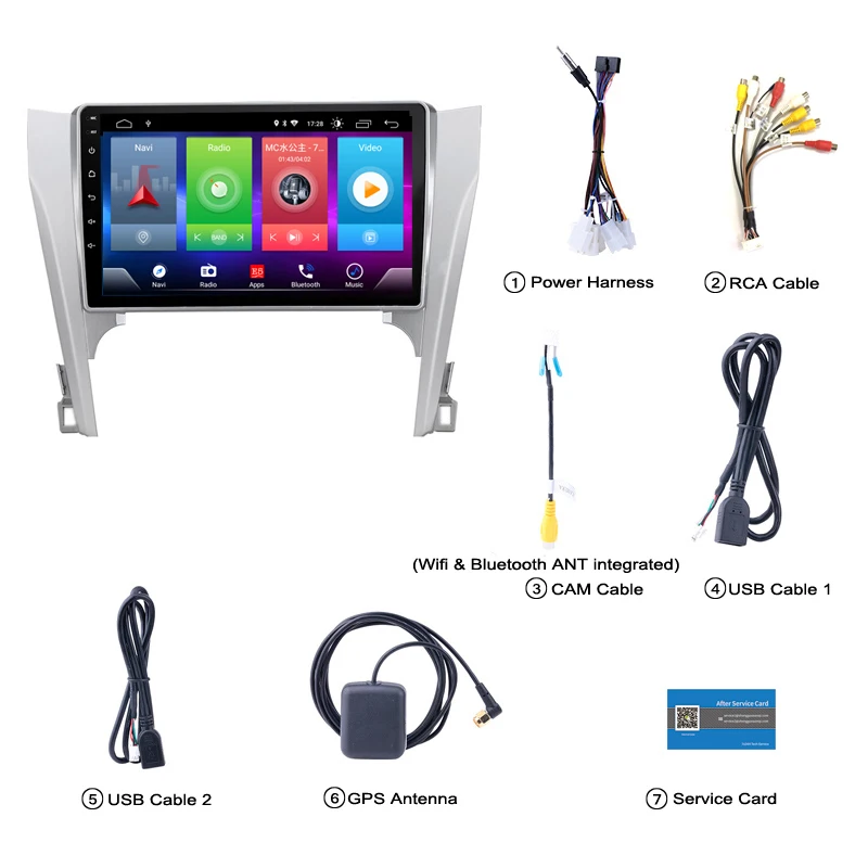 Flash Deal Smart Full touch Android 8.1 car gps navigation player for TOYOTA Camry 2013 stereo radio bluetooth multimedia DSP head unit 2