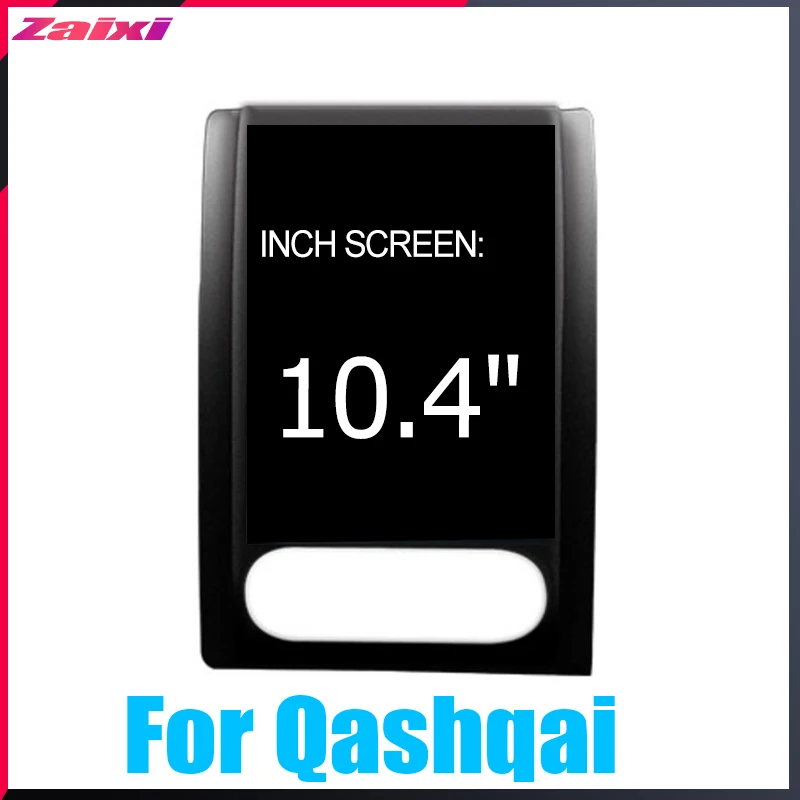 Discount ZaiXi 10.4 inch Big screen Tesla Screen Vertical Screen Android Car PC GPS Navigation Radio Player For Nissan Qashqai 2007~2012 1
