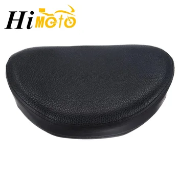 

BLACK Motorcycle Universal Backrest Sissy Bar Cushion Pad For Harley Custom Bobber Chopper For Honda Yamaha Kawasaki Suzuki KTM