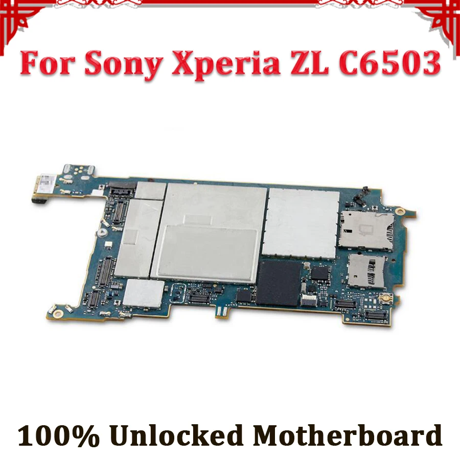 

TDHHX 100% Unlocked Full Working Mainboard Logic Board Motherboard For Sony Xperia ZL C6503 Motherboard With Full chips
