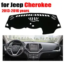 RKAC покрытие приборной панели автомобиля коврик для Jeep Cherokee 2013- лет левая защита для диска приборной панели автомобиля анти-растрескивание