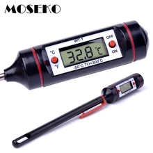 MOSEKO,, портативный термометр для еды, цифровой, для молока, воды, духовки, зонд, для барбекю, мяса, термометр, кухонный инструмент для приготовления пищи, температура