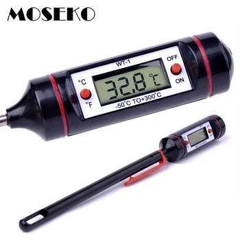 MOSEKO 휴대용 식품 온도계 디지털 우유 물 오븐 프로브, 바베큐 고기 온도계, 주방 요리 도구 온도, 핫 세일