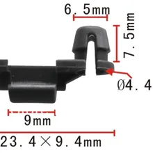 100 шт. тяги клип, для левой для Mazda 9927-80-405 Пластик зажим для авто клип застежка Автомобильная Зажимы
