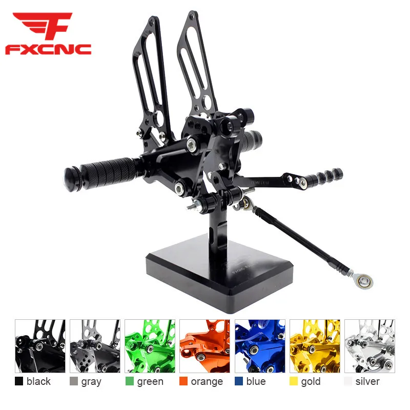 

FOR MV Agusta F4/F4 1000 1998-2009 2008 2007 2006 CNC Aluminum Alloy Motorcycle footrest footpeg pedal foot peg Rearset Rear Set