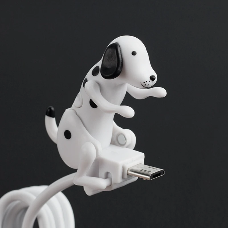Flowing dog data line Милая Спортивная зарядная линия для щенка Apple Android type C Подарочная