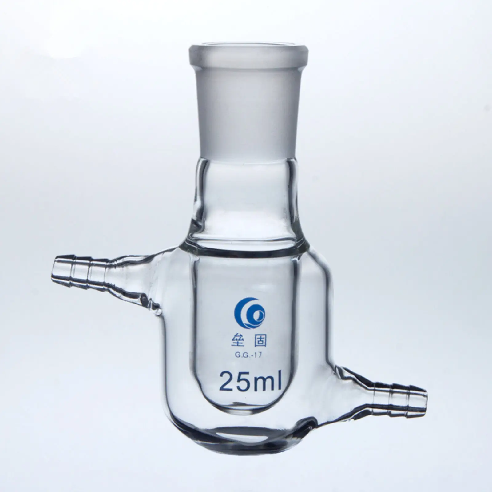 25ml,24/29,Single Neck,Jacketed Glass Flask,Reaction Vessel,Lab
