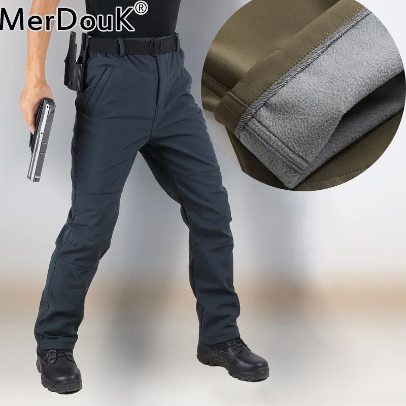 

Tactical Military Winter Shark Skin Soft Shell Camouflage Pants Men Windproof Waterproof Warm Camo Army Fleece Pants